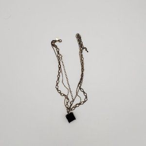 VJ Goth Chunky Black Onyx Necklace